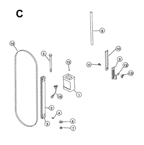 Fig-3 Diagram and Parts List for 8203  Wilton Saw