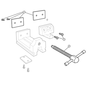 Diagram Diagram and Parts List for DP44 11624 Wilton Vise