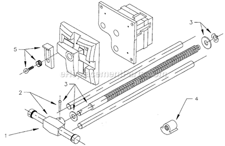 Page A Diagram and Parts List for 76A  Wilton Vise