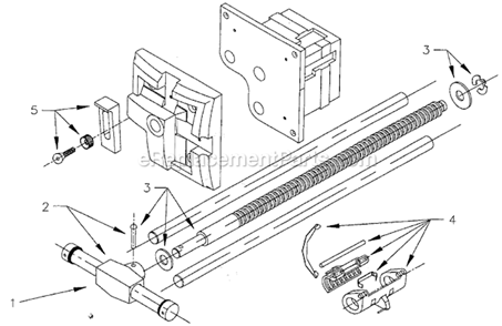 Page A Diagram and Parts List for 77A  Wilton Vise