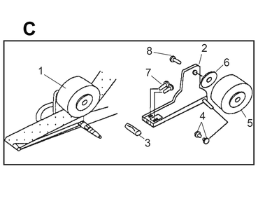 Diagram 3 Diagram and Parts List for 4106  Wilton Grinder