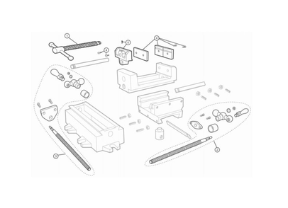 Diagram Diagram and Parts List for CS8  Wilton Vise