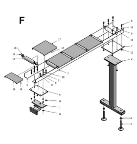 Diagram 6 Diagram and Parts List for CK350-4  Wilton Table Saw