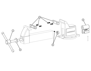 Diagram Diagram and Parts List for 503-1-2M3 10102 Wilton Vise