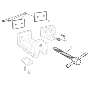 Diagram Diagram and Parts List for DP15 11620 Wilton Vise