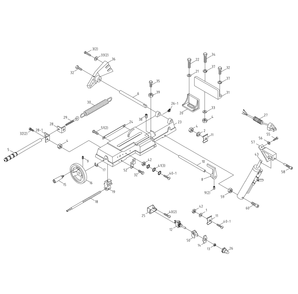 Fig-2 Diagram and Parts List for 3130  Wilton Saw