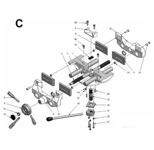 Diagram 3 Diagram and Parts List for CK350-4  Wilton Table Saw