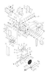 Fig-0 Diagram and Parts List for 4200A  Wilton Sander Polisher