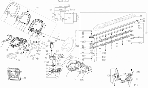 Part Location Diagram of 50017895 Worx Washer