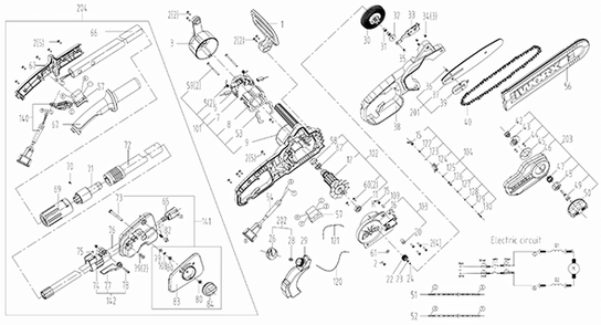 Part Location Diagram of 50007277 Worx Nut