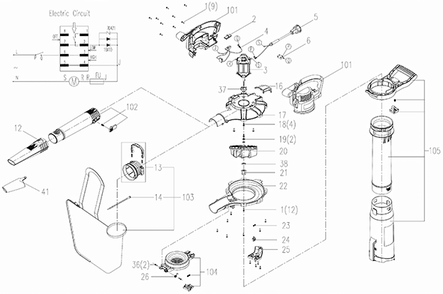 Part Location Diagram of 50003054 Worx Washer