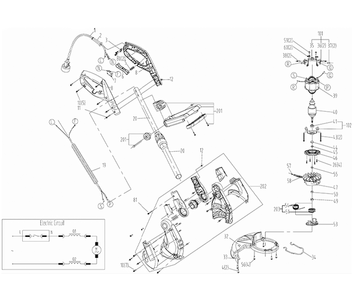 Part Location Diagram of 50004780 Worx Rotor