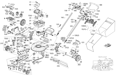 Part Location Diagram of 50002660 Worx Screw