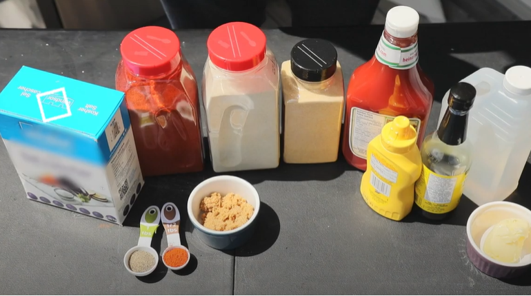 Brining Chicken - BBQ Sauce Ingredients