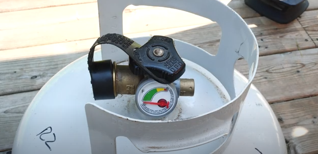 The propane tank