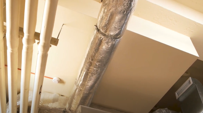 Check the duct work.