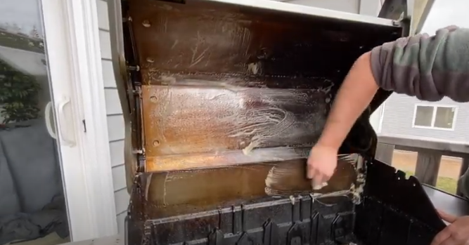 Grill deep cleaning