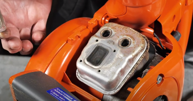 Inspect and clean the spark arrestor