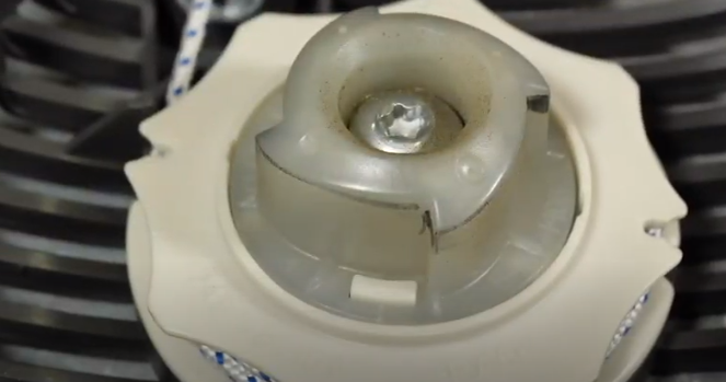 The recoil starter pulley