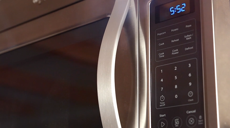 Microwave touchpad