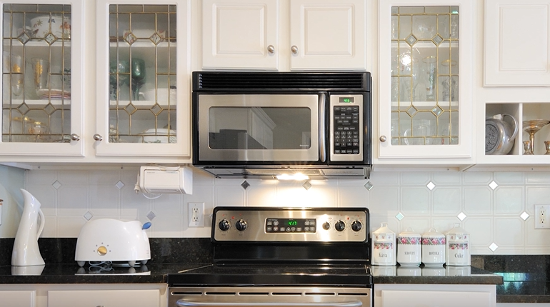 Over-the-range microwave