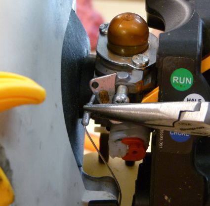 Remove the Throttle Cable