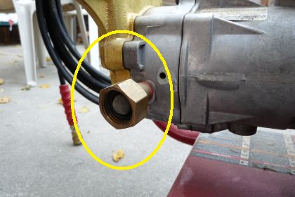Pressure Washer Inlet