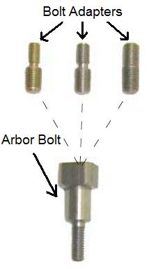 Arbor Bolt Adapters