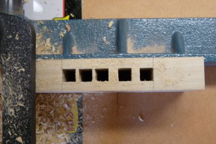 Mortise Drilling Technique