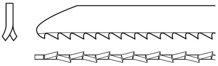 Milled Side Set Jigsaw Blade