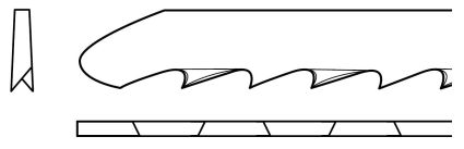Reverse Ground Jigsaw Blade