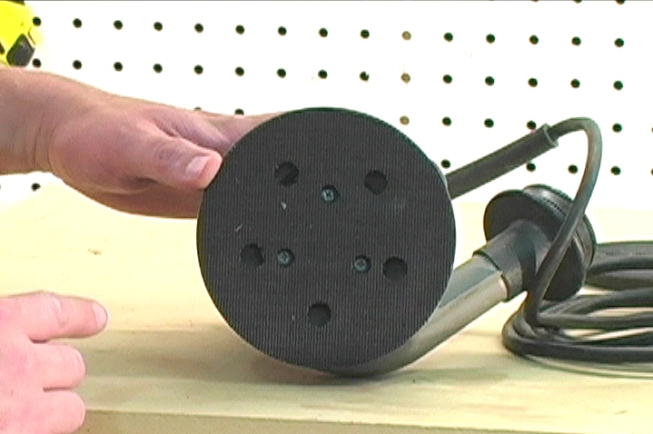 Backer Pad Vacuum Holes