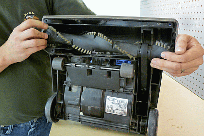 Mount Brushroll with New Belt