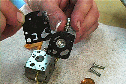 Separate Reed Valve from Primer Base