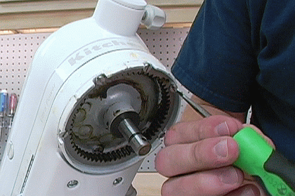 Remove Five Screws Around the Gearbox