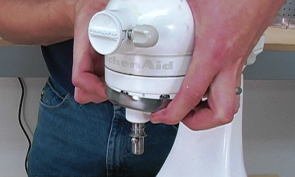 Press Drip Ring into Position