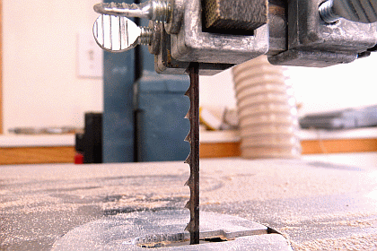 Bandsaw Blade Close-Up
