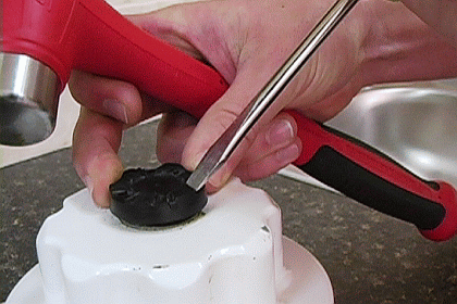 Position Screwdriver On Coupling