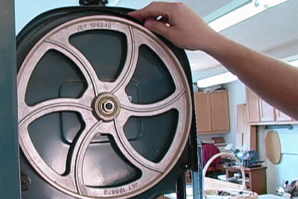 Seat the New Bandsaw Blade