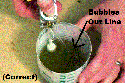 Correct Fuel Line Routing for 2-Stroke Carburetor