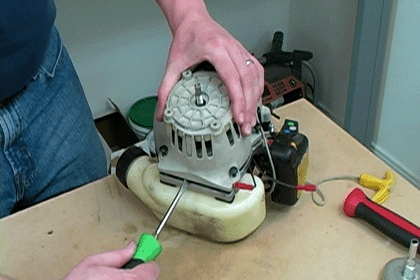 Pry Off the Housing with a Screwdriver