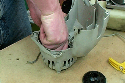 Rewind the Pulley Spring