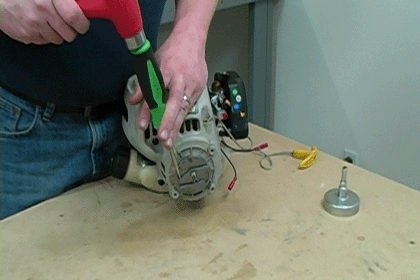 Strike the Clutch Plates with a Screwdriver