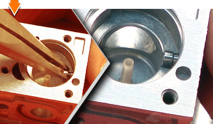Install the guide roller