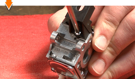 Secure the side screws
