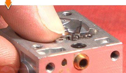 Align the lever