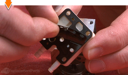 Remove the reed valve