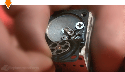 Remove the diaphragm