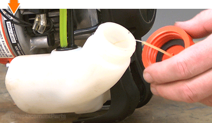 Remove the fuel cap