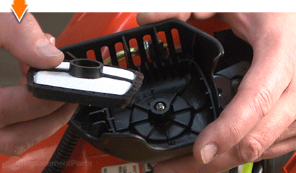 Remove the air filter